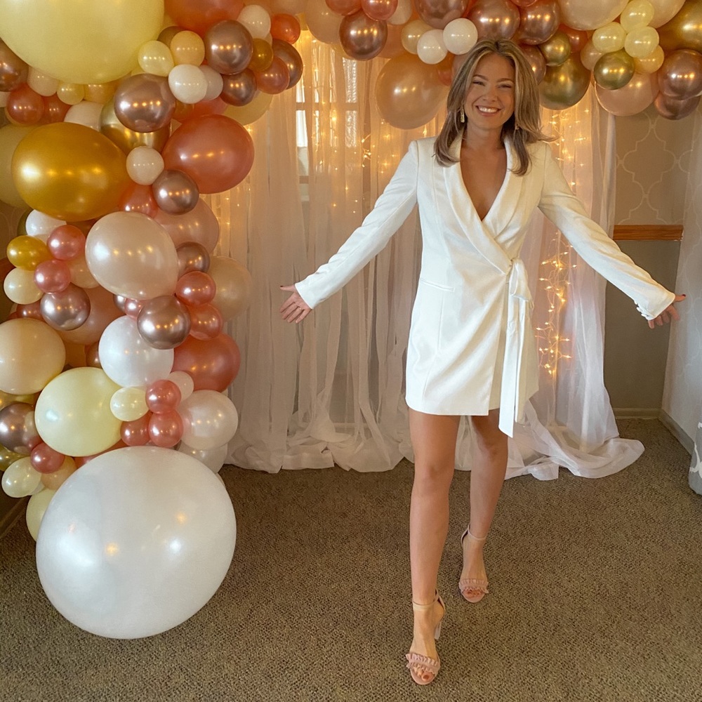 White Blazer Dress Jay Godfrey Neiman Marcus
